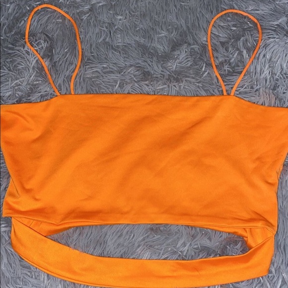 Orange Crop Top - Picture 2 of 2